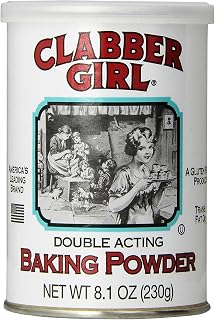 Clabber Girl Double Acting Baking Powder, 8.1 Ounce