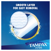 Pearl Advanced Grip Plastic Tampons Regular Unscented by Tampax – 96 Count (Pack of 1), Plastic, Model Tampax Pearl Advanced Grip Regular Absor