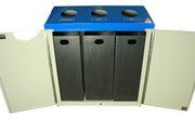 Frost Recycling Station by Frost Hats – Rectangular, 17.0 gallons, Steel, Blue