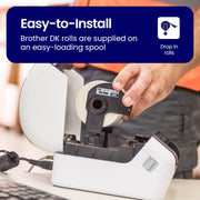 Brother White / 24 Rolls / File Folder Label File Folder Labels