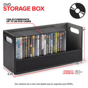 Stock Your Home Black 6 Pack / 3 / 3 Count DVD Racks