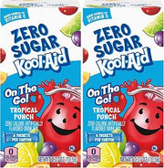 Kool-Aid Sugar-Free Cherry On-The-Go Powdered Drink Mix 6 Count (Pack of 2)