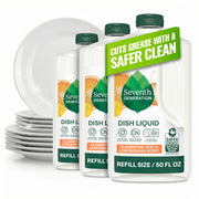 Seventh Generation Clementine Zest / 50 Fl Oz (Pack of 3) / Clementine Zest Refill Dish Soap