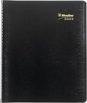Blueline 2026 Plan & Link™ Essential Monthly Planner, 16 Months, September 2025 to December 2026, Twin-Wire Binding, 11" x 9.0625", Black (C1512.81T-26)
