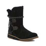 Laurina Lo Boot - Women's Black by EMU – 7, synthetic, Black, Model W11112BK