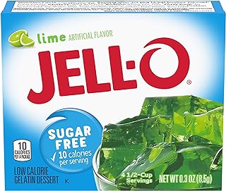 Jell-O Lime Sugar-Free Gelatin Mix (0.3 oz Box)