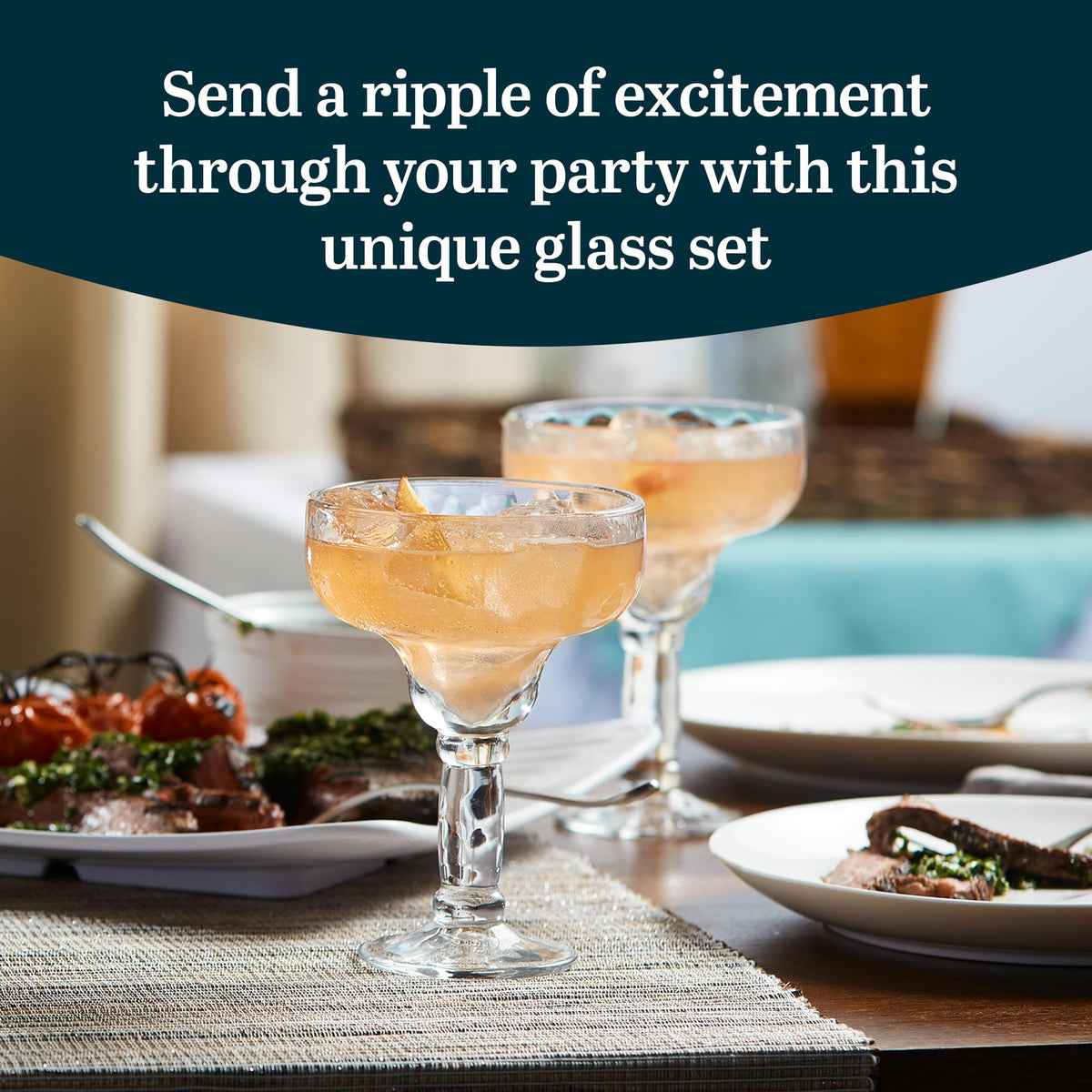 Libbey Yucatan Stemed 4 / 13.5 Ounces / Yucatan Margarita Glasses