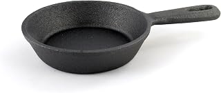 PADERNO World Cuisine Cast Iron Mini Fry Pan, One Size, Black