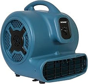Pro 1 HP 3600 CFM Centrifugal Air Mover by XPOWER – 17.5"L x 15.9"W x 18.5"H, Plastic, Blue, Model X-830