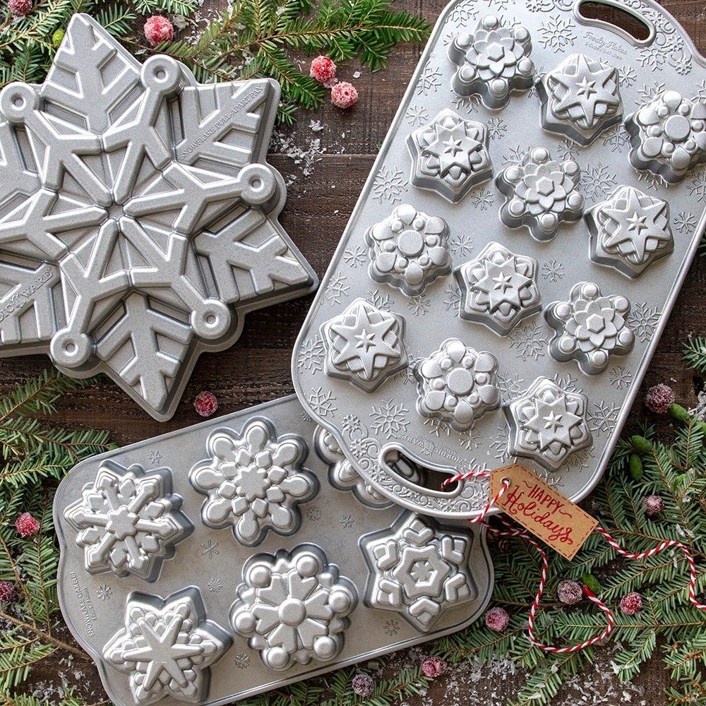 Snowflake Pan by Nordic Ware – 5 cups, Aluminum, Metal, Model 88248