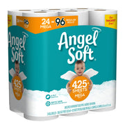 Mega Rolls by Angel Soft – 24 Count (Pack of 1), Paper,Plastic,Resin, white, Model 792705