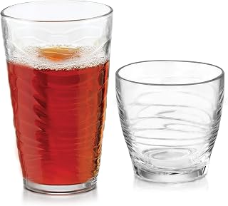 Libbey Orbita 16-piece Glass Set, Clear