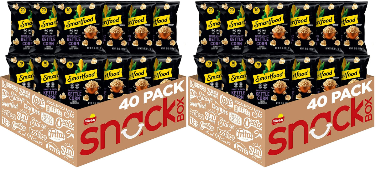 Smartfood Kettle-Corn / 0.5 Ounce (Pack of 80) / Smartfood Popped