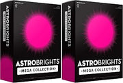 Astrobrights Mega Collection, Colored Cardstock, Ultra Pink, 65 lb/176 gsm, 8.5" x 11" - MORE SHEETS! (91680), 320 Sheets (Pack of 2)