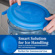 San Jamar 1 Count (Pack of 2) / Azul / Industrial Ice Buckets