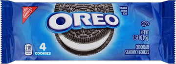 Oreo Chocolate Sandwich Cookies - Sleeve Pack, 1.59 Ounce - 120 per case.