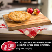 Tablecraft 7.1"L x 12.1"W / Light Wood / 1 Cutting Boards