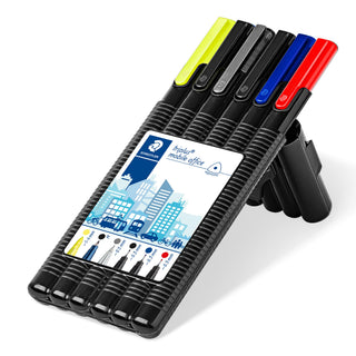 Triplus Blackbox by STAEDTLER – 1 Count (Pack of 1), Metal, Blue, Model 34 SB6B ST