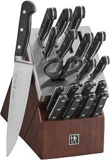 HENCKELS Classic Razor-Sharp 20-Piece Self-Sharpening Knife Set, Chef Knife, Bread Knife German Engineered Informed by 100+ Years of Mastery