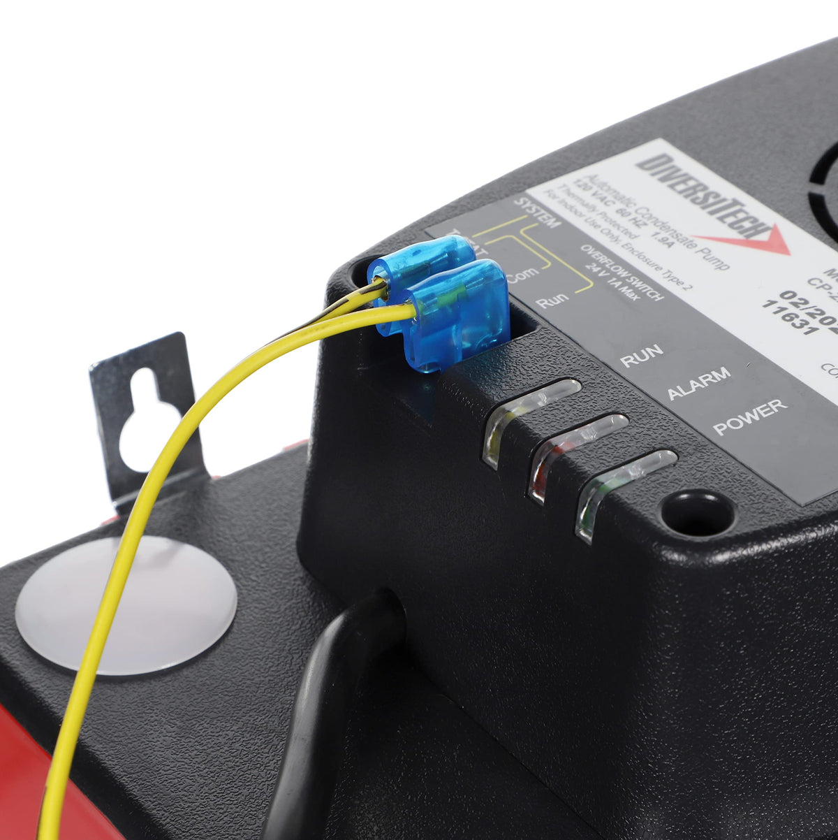 Series Automatic Condensate Pump for HVAC/R Equipment by Diversitech – Plastic, Red, Model CP-22