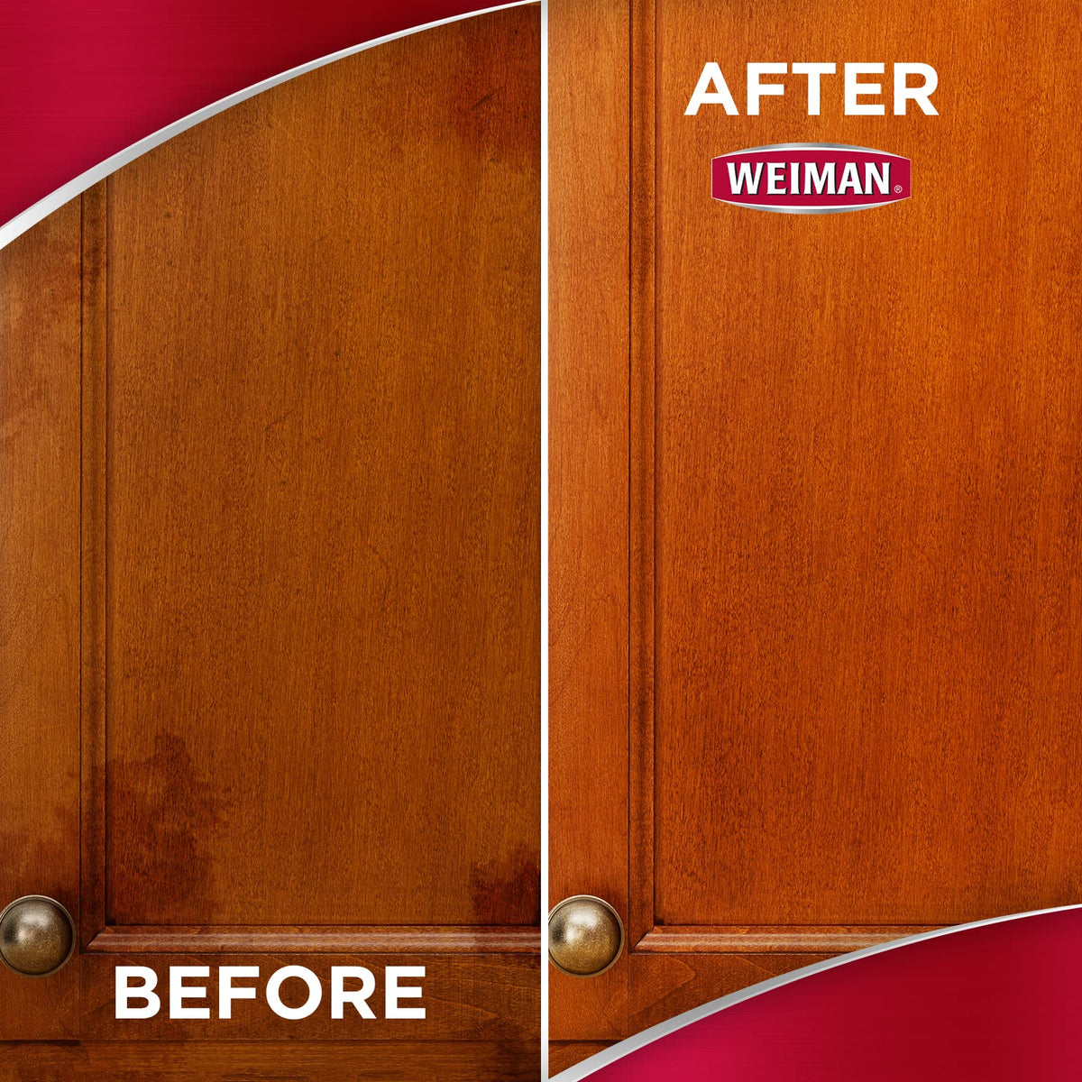 Cabinet and Wood Cleaner by Weiman – 16 fl oz (Pack of 4), Pack of 6, Model 332PK2