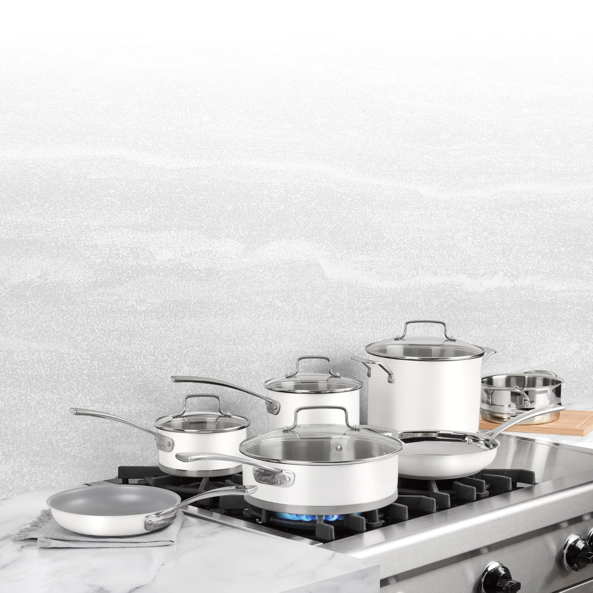 Cuisinart White / 11 PC / 1 Cookware Sets