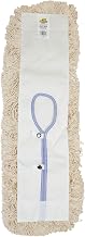 Janico 4418 Bristles Washable Dust Mop, Looped Ends, 5 Inch Width 18 Inch Long, White (4424)