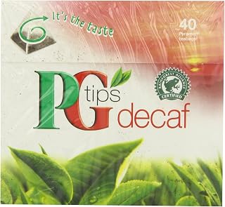 PG Tips Decaf 40 Ct Tea Bags - 2 Pack