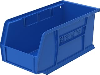 Akro-Mils 30230B Bins, Unbreakable/Waterproof, 5-1/2-Inch x10-7/8-Inch x5-Inch, Blue