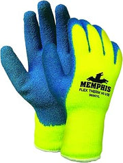 MCR Safety 9690YL-P 9690Yl Flex-Therm Acrylic Shell Men's Gloves, Large