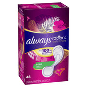 Daily Liners Long by Always – 46 Count, CleanGuard, Pack of 92, Model Radiant