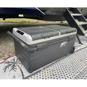: 47 Quart Electric Cooler Freezer by Buffalo Tools – 40"Lx23"Wx19"H, 47.0 quarts, Gray, Model EC100Q