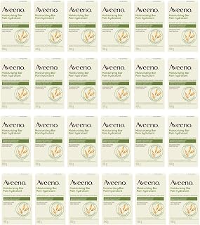 Johnson & Johnson 3623 Aveeno Moisturizing Bar, Fragrance Free, Pack of 24