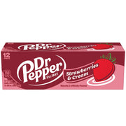 Dr Pepper Strawberries and Cream / 12 Fl Oz (Pack of 36) / 1 Soft Drinks