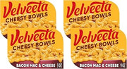 Velveeta Cheesy Bowls, Bacon Mac and Cheese, 9 oz (Pack of 4)