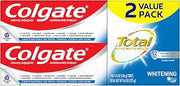 Colgate Total Toothpaste Whitening Gel, Whitening Mint, 4.8 Ounce (Pack of 2)
