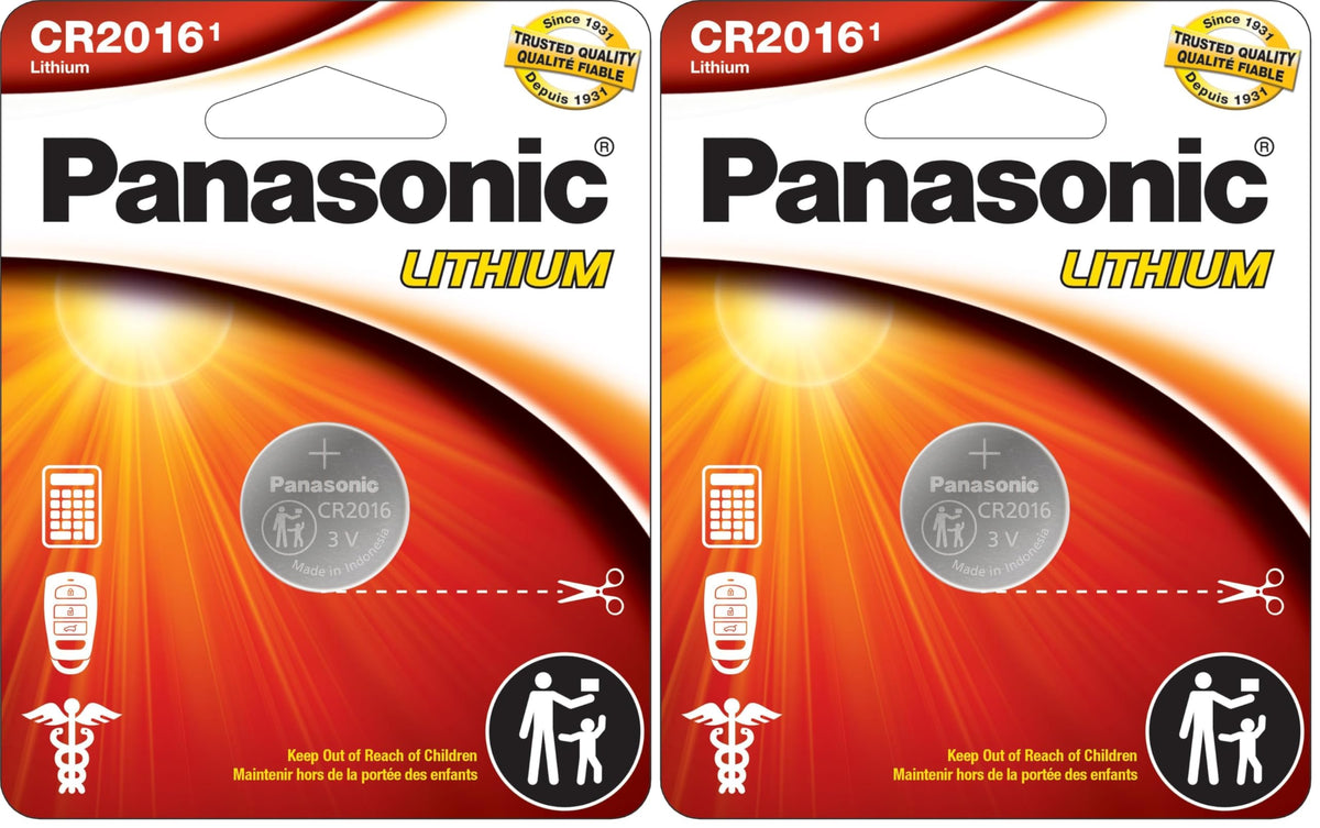Panasonic 1 Count (Pack of 2) / Battery / Plateado Coin & Button Cell