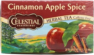 2 Pack of Celestial Seasonings Cinnamon Apple Spice Tea - 20 Bags Gluten Free Herbal Tea