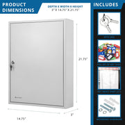 Barska Grey / 100 Keys / 100 Position Key Cabinets