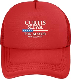 Curtis Sliwa for Mayor New York City Hats 2026 New York Election Trucker Hat Mesh Back Baseball Caps