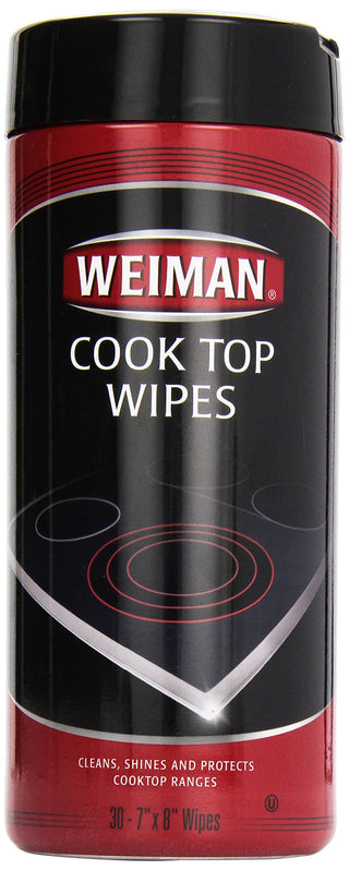 Cooktop Quick Wipes by Weiman – 30 Count (Pack of 1), Plastic, No Color, Pack of 4