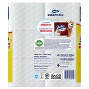 Essentials 1-Ply Mega Rolls Strong Bathroom Tissue 6 ea by Charmin – 6 Count (Pack of 1), Paper, White, Pack of 6, Model 3077204515