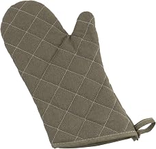 Winco 13" Green Flame Resistant Oven Mitt | Flame-resistant up to 400°F (205°c), Great for Baking, Hot Pans, Oven Service and Kitchen Prep