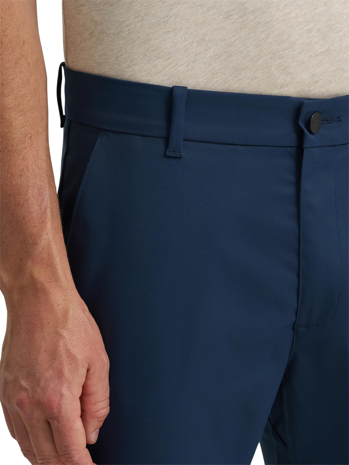 Men's Extreme Motion Regular Taper Chino Pant by Lee – Polyester, Mood Indigo, Model 112383641