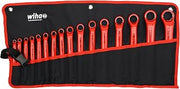 Wiha 21093 Insulated Metric Deep Offset Angled 15 Degree Ring Wrench Set