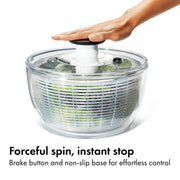 OXO Good Grips Salad Spinner, 6.22 Quart Capacity, White