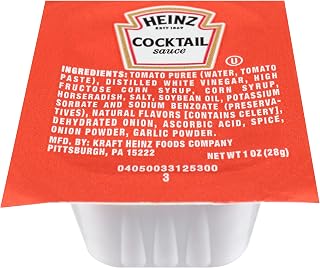 HEINZ Single Serve Cocktail Sauce (100 ct Casepack, 1 oz Cups)
