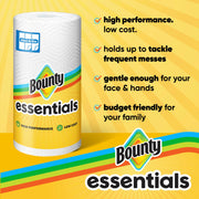 Essentials Select-A-Size Paper Towels by Bounty – 6 Rolls (108 Sheets), Paper, White, Model 30772110959