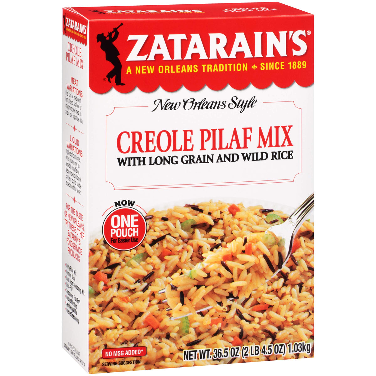Zatarain's Creole Pilaf / 36.5 Ounce (Pack of 1) / 1 Pilaf