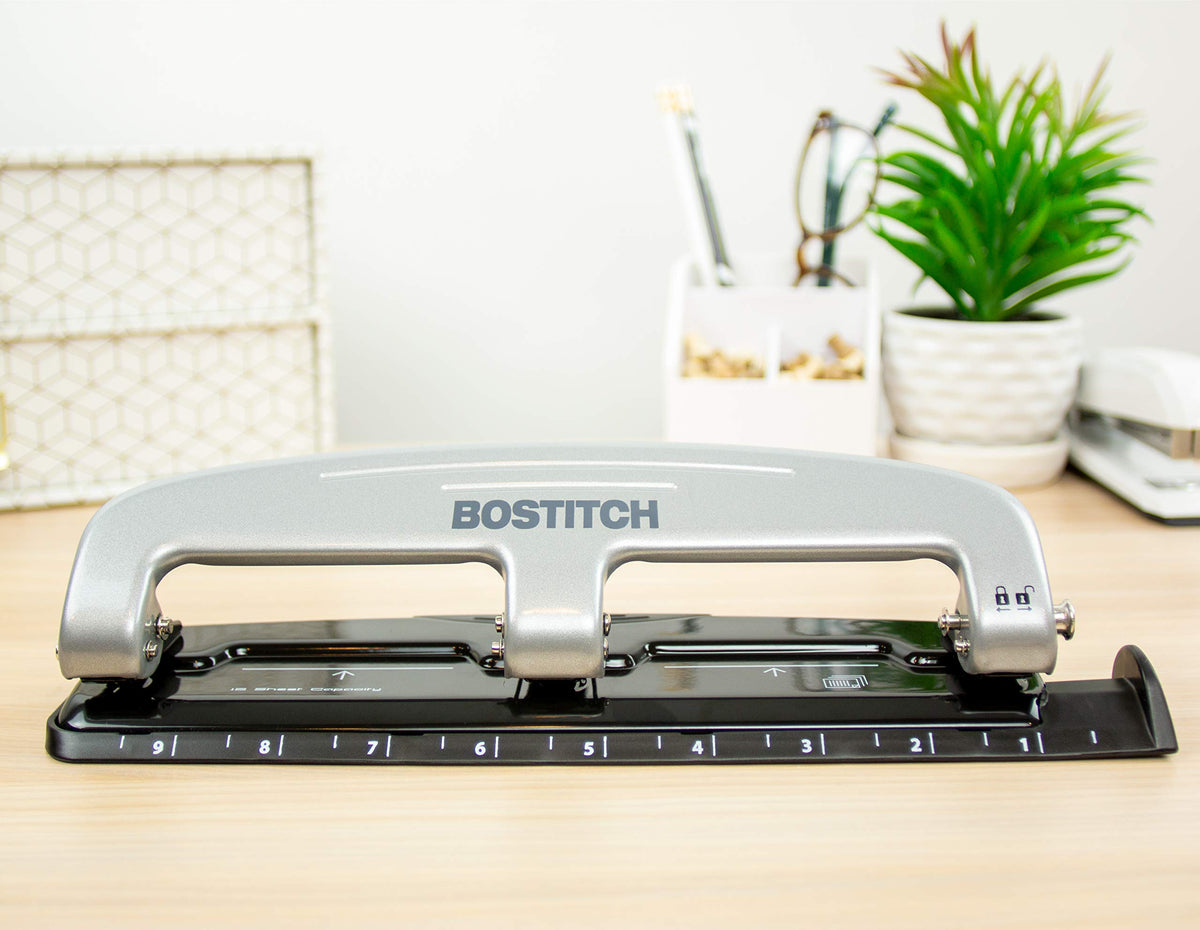 Bostitch 12 Sheet Black / Silver/Black / 1 Punches